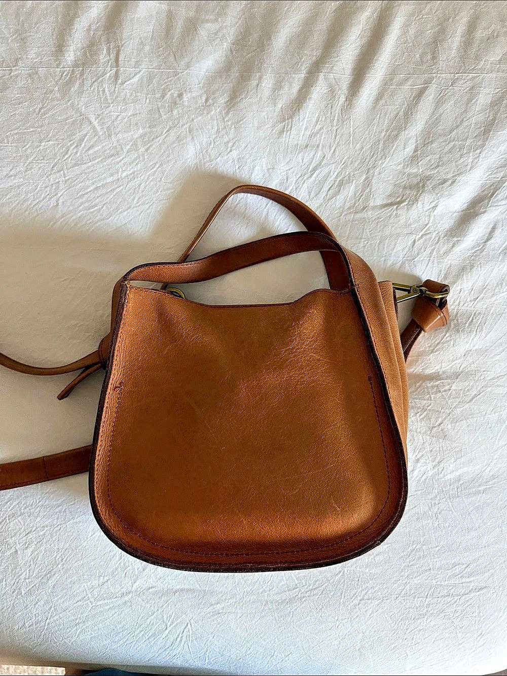 Madewell Brown Leather Crossbody Bag